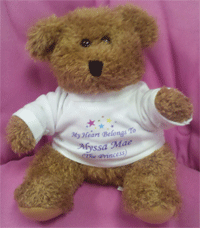 Teddy Bear With Customizable T-shirt